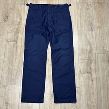 Engineered Garments Fatigue Pants, Utility Cargo, Navy Blue, Oi Polloi, Mens W34