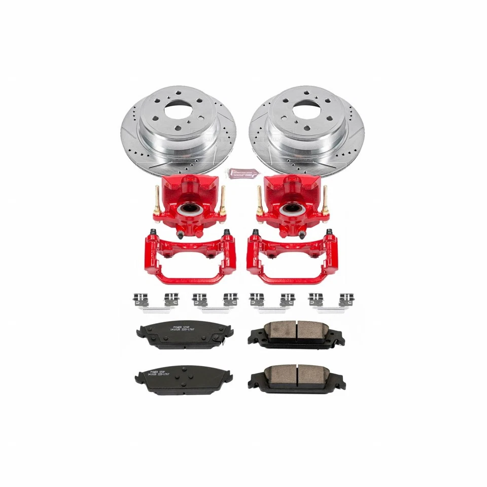Power Stop Brake Kit For GMC Sierra 1500 2014-2018 Rear Z23 w/ Calipers Foto 2 de 4