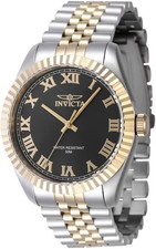 Invicta Specialty Windsor Men’s Watch 43mm Black Dial Two Tone 47401 NEW
