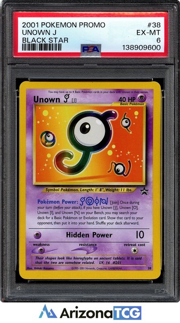 Unown [J] (WoTC Promo)