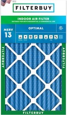 Filterbuy 18x30x2 Pleated Air Filters, Replacement for HVAC AC Furnace MERV 13