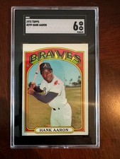 1972 TOPPS HANK AARON #299 GRADED SGC 6