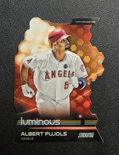 2014 Topps Stadium Club - Albert Pujols Triumvirate Die-Cut Insert #T2A Luminous