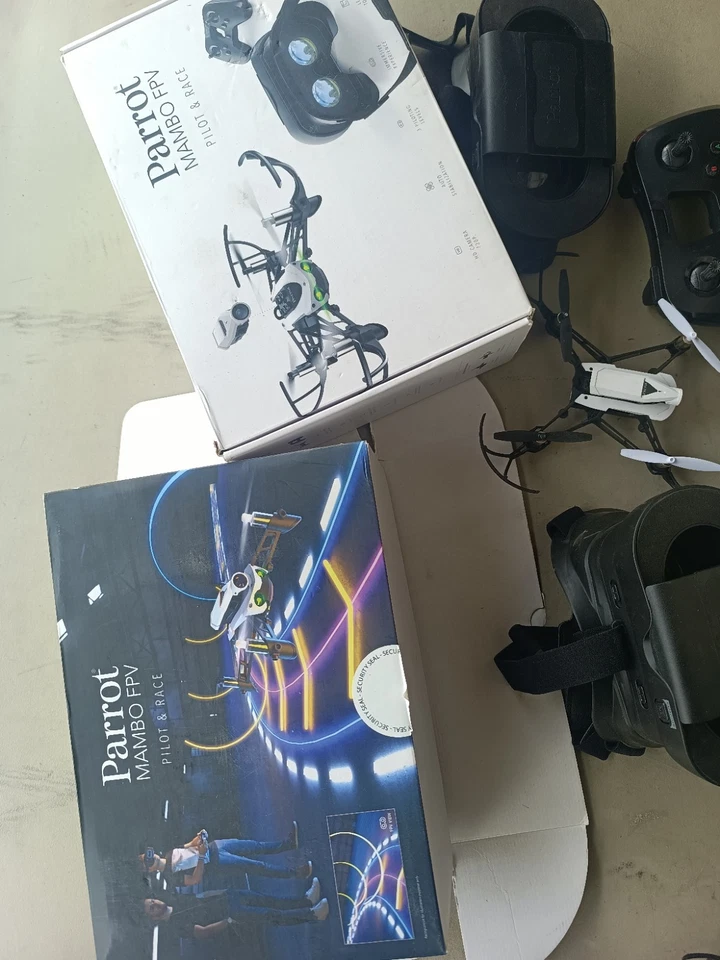 Parrot Mambo *Duo Set* FPV Pilot & Race Drone Lot - Image 2 of 4