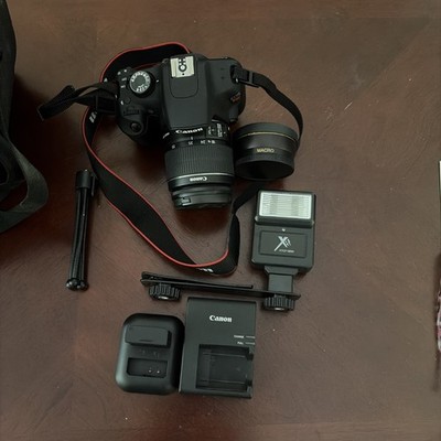 Rarely Used Canon EOS Rebel T5 DSLR Camera & 18-55mm f3.5-5.6 IS II Lens 