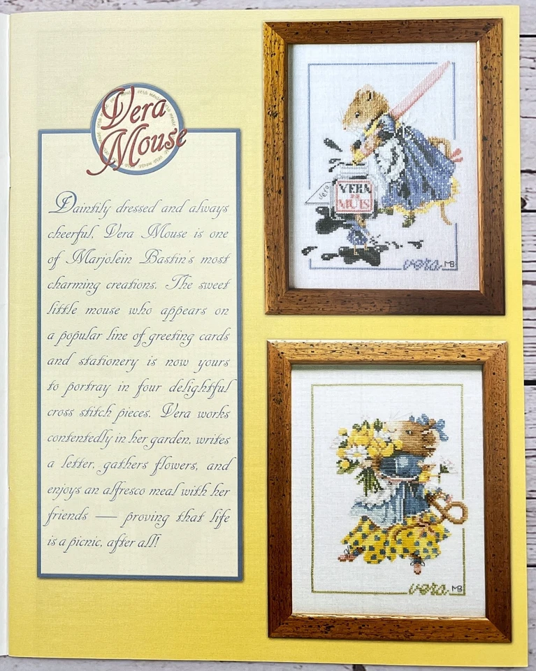 Ratón Lanarte Vera ¡La vida es un picnic! Patrón de punto de cruz Marjolein Bastin Foto 3 de 4