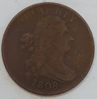 Photo of a 1808-P Half Cent from an eBay listing that sold on Jun 23, 2026