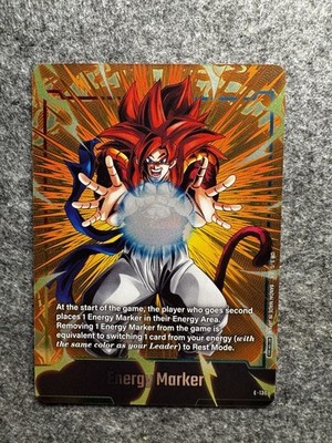 dragon ball super card game goku energy marker regular DBS S5 E-130