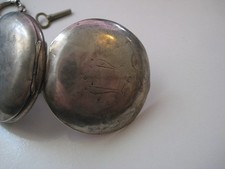 800 Silber K. Serkisoff & Co Constantinople Schlüsseltaschenuhr aus Sammlung