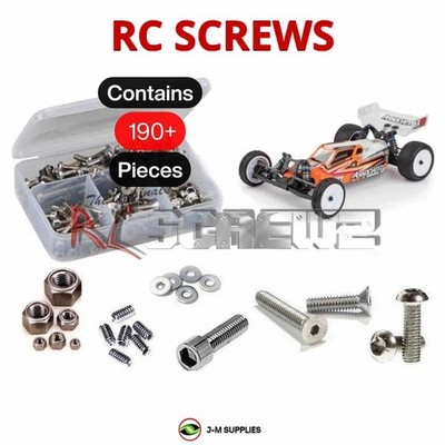 RCScrewZ Edelstahl Schraubensatz ass076 für Associated RC10B6 2wd Buggy 90011 | KIT