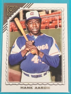 2022 Topps Gallery #73 Hank Aaron Atlanta Braves BASEBALL Card E7