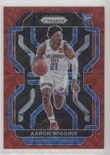 2021-22 Panini Prizm Choice Red Prizm 7/88 Aaron Wiggins #286 0s60