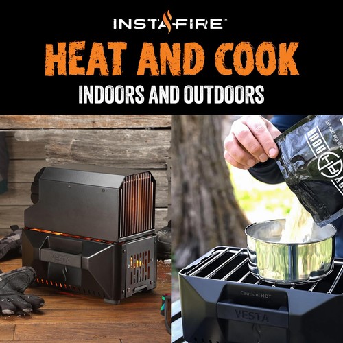 VESTA Self-Powered Camping Indoor/Outdoor Heater & Stove (Compact, Off-Grid, ... - Picture 3 of 7