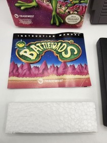 Battletoads (Nintendo Entertainment System, 1991) CIB Como Nuevo Raro Retro Manual NES