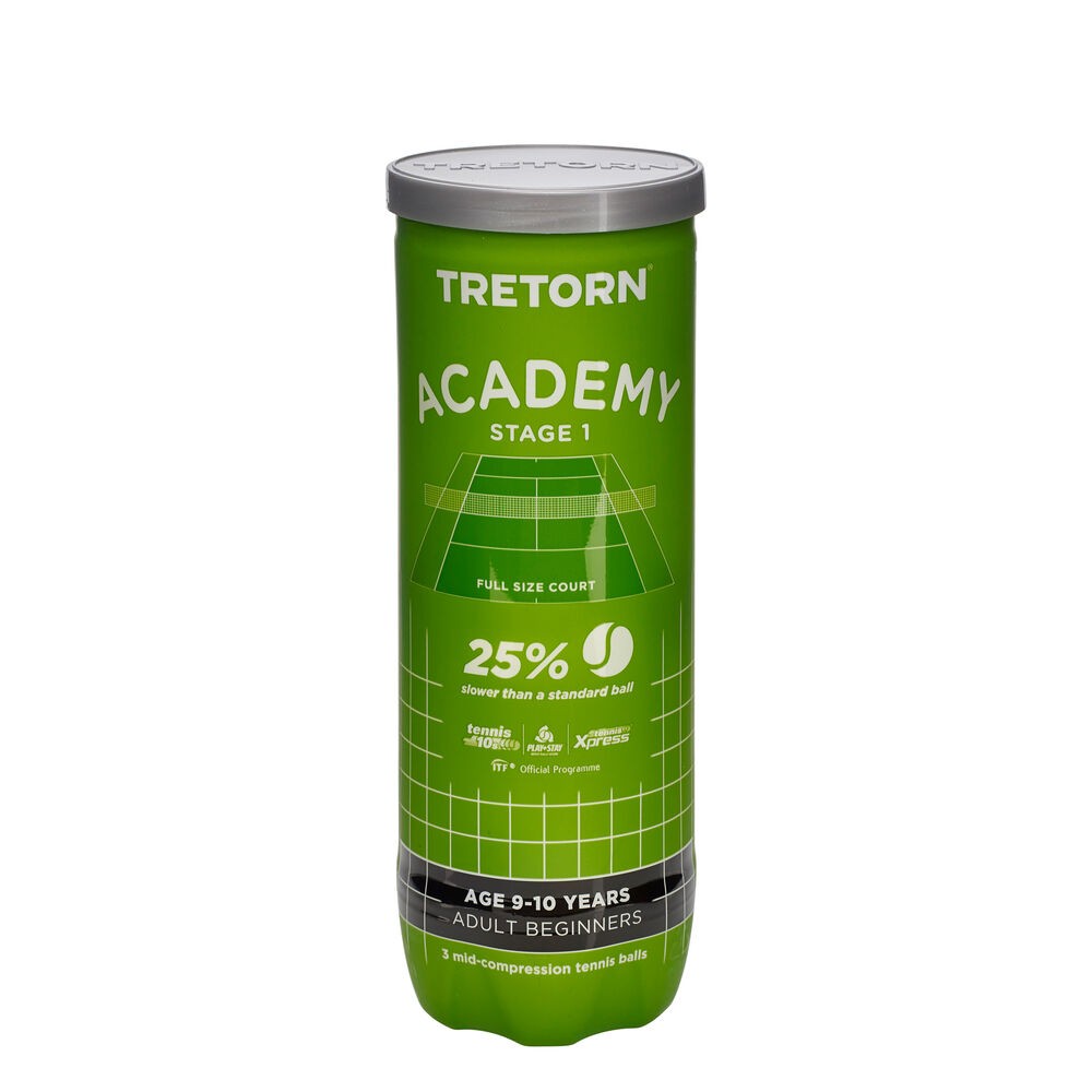 Зеленая теннисная доска Tretorn Academy 3er Dose NEU 2690₽