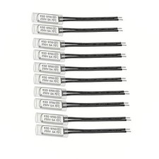 10 x New KSD9700 75C N.C Bimetal Temperature ...