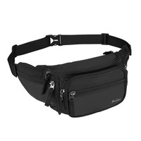 Herren Damen Bauchtasche GüRteltasche Wasserdicht Nylon Reisen Sport 6 Taschen