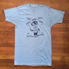 Vintage 1970s T-Shirt Alka Seltzer Speedy Plop Plop Fizz Fizz Single Stitch