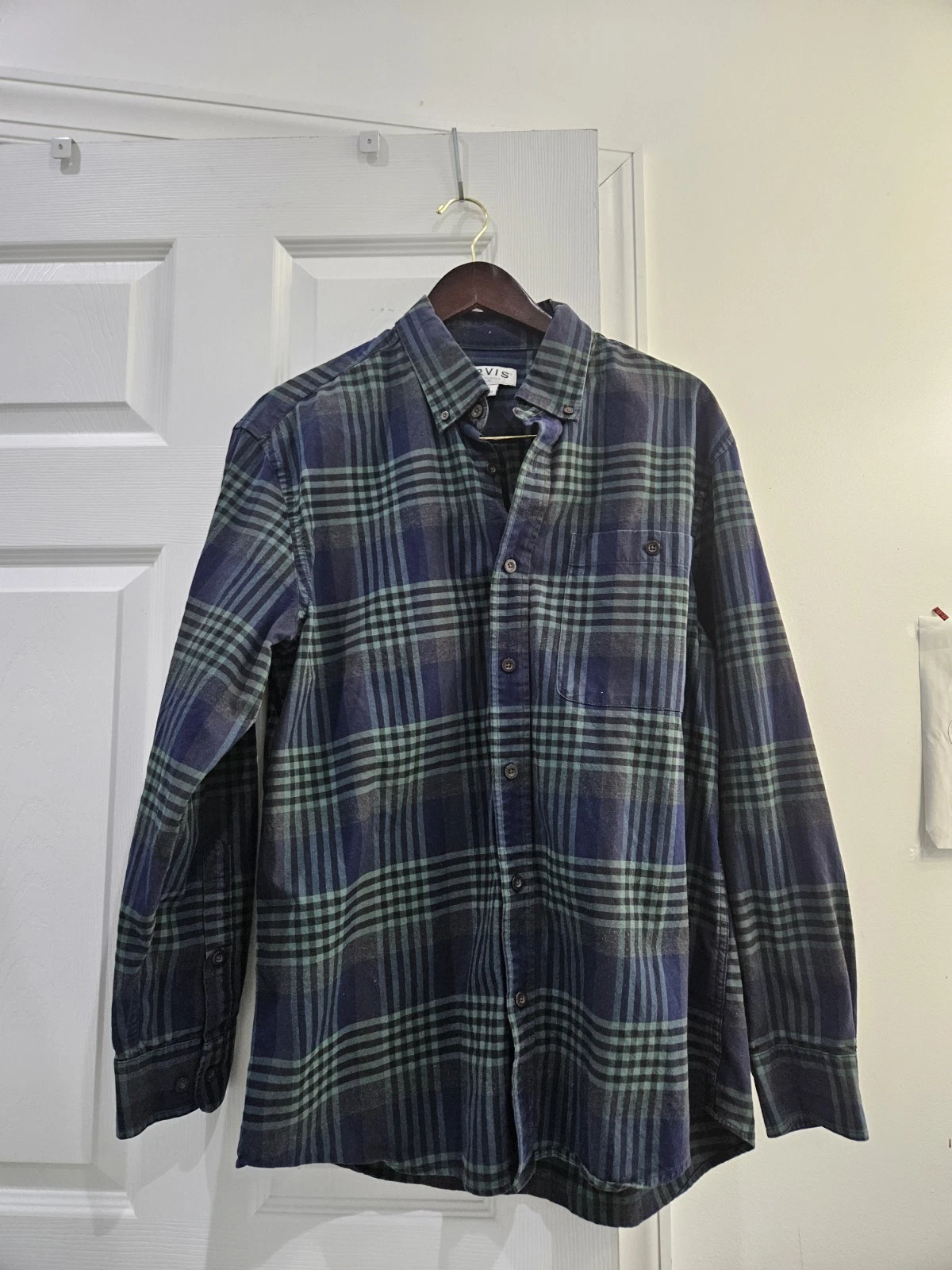 Orvis Perfect Flannel Shirt Mens M Blue Plaid Heavy Button Down Outdoor Shirt
Opens in a new window