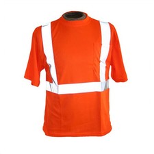 Forester Hi-Vis Class 2 Reflective Safety T-Shirt - Orange