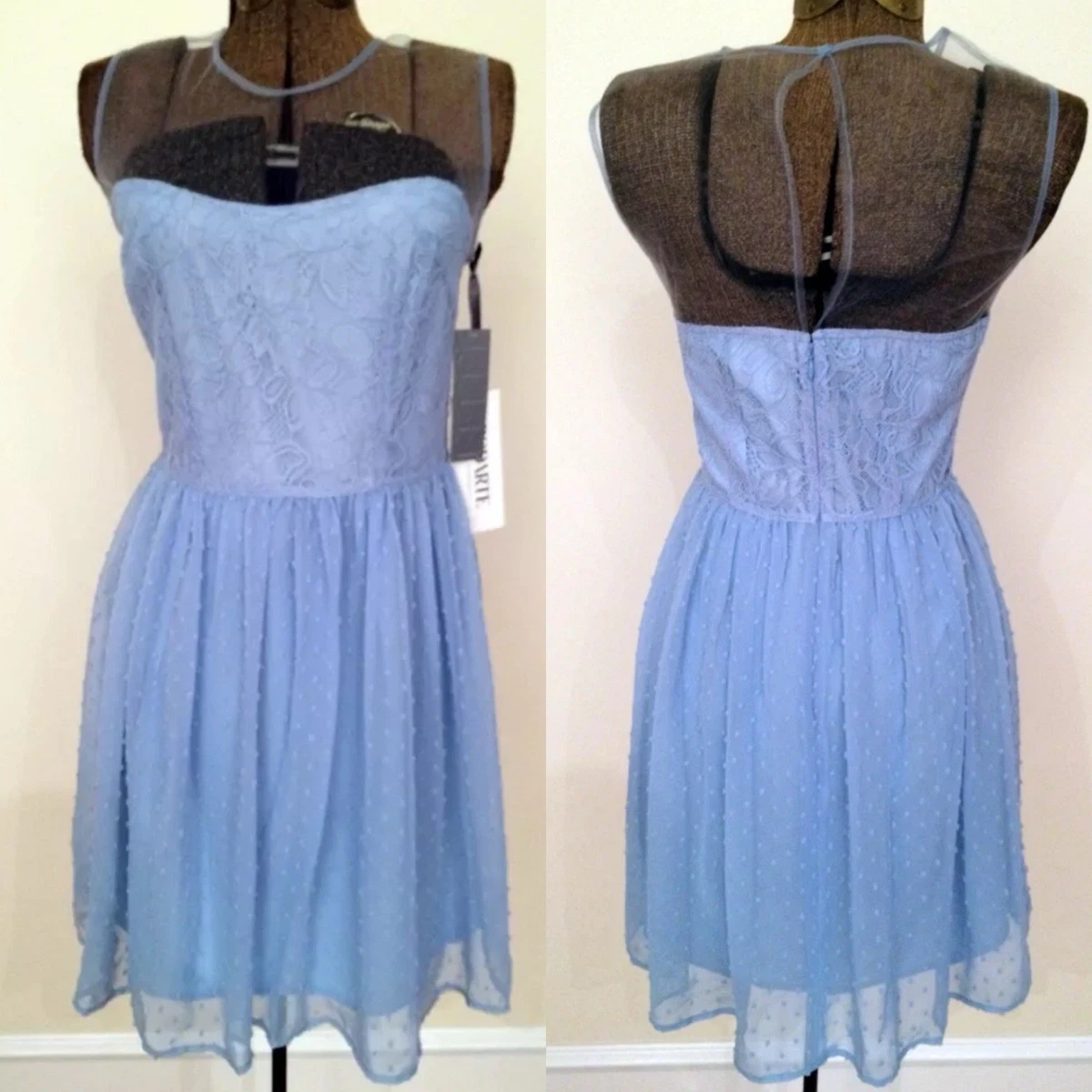 chinese dress ladies Palm Springs Lace Overlay Maxi Dress Blue Selfie Leslie