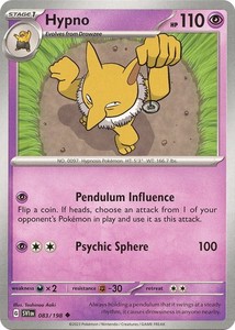 Hypno 083/198 Scarlet & Violet Base Set Uncommon