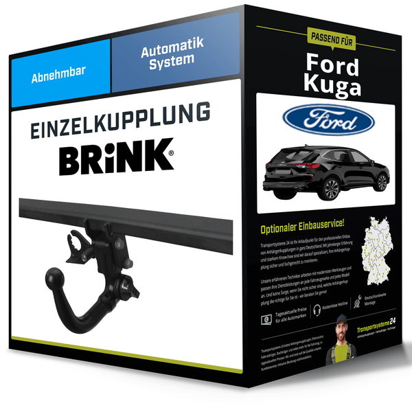 Abnehmbare AnhäNgerkupplung FüR Ford Kuga 07.2019-Jetzt III Typ DFK Brink NEU-image