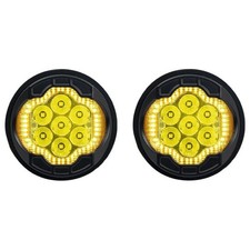 Hogworkz HW167021 LED Goldtooth? Performance LED Passing Lamps for Harley