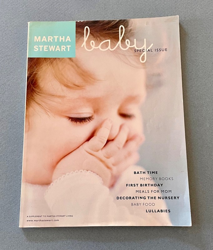 Vintage Martha Stewart Baby Special Issue 2000 Magazine the 1st one of series