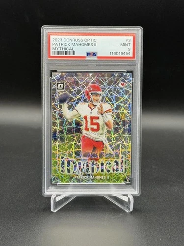 2023 Panini Donruss Optic - Mythical Case Hit Patrick Mahomes II #3 PSA 9