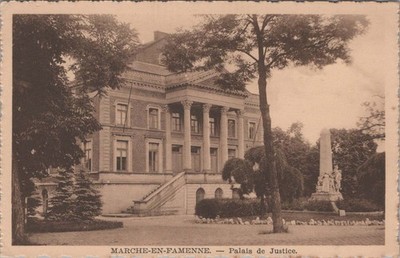 Belgique Marche EN Famenne Luxembourg Palais de Justice et Monument #PAF852