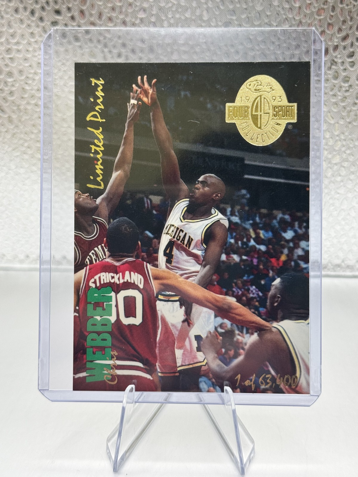 1993 Classic Four Sport Collection - Limited Prints Chris Webber #LP 2 /63400...