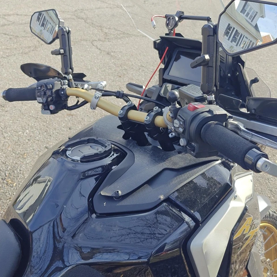 1 1/8" 28MM Fat Bar 7/8" Handlebar Handle Bar For Suzuki RM250 RM400 500 RMZ250 - Image 3 of 4