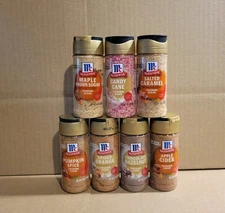 McCormick 2025 Holiday Series Of Finishing Sugars Set Of 7 