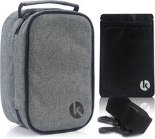 Lockable travel pill organizer waterproof storage bag