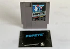 New ListingPopeye (1986) Nintendo Entertainment System NES Cartridge + Manual GBR PAL A