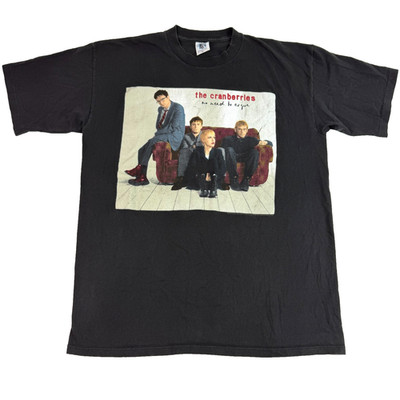 Vintage 1994 Cranberries T Shirt XL No Need To Argue Couch Big Graphic Black
