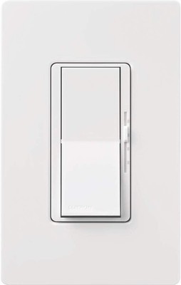 Lutron Dvfsq-Lfh-Wh Diva Fan and Light Switch, Plastic, White, 1