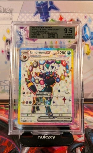 2025 POKEMON SVP EN-SV BLACK STAR PROMO #176 UMBREON EX BGS 9.5 Gem Mint