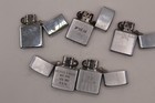5 VINTAGE LIGHTER ZIPPOS WITH NAMES #3 — photo 10