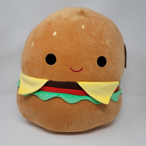 Squishmallows Carl The Cheeseburger 16
