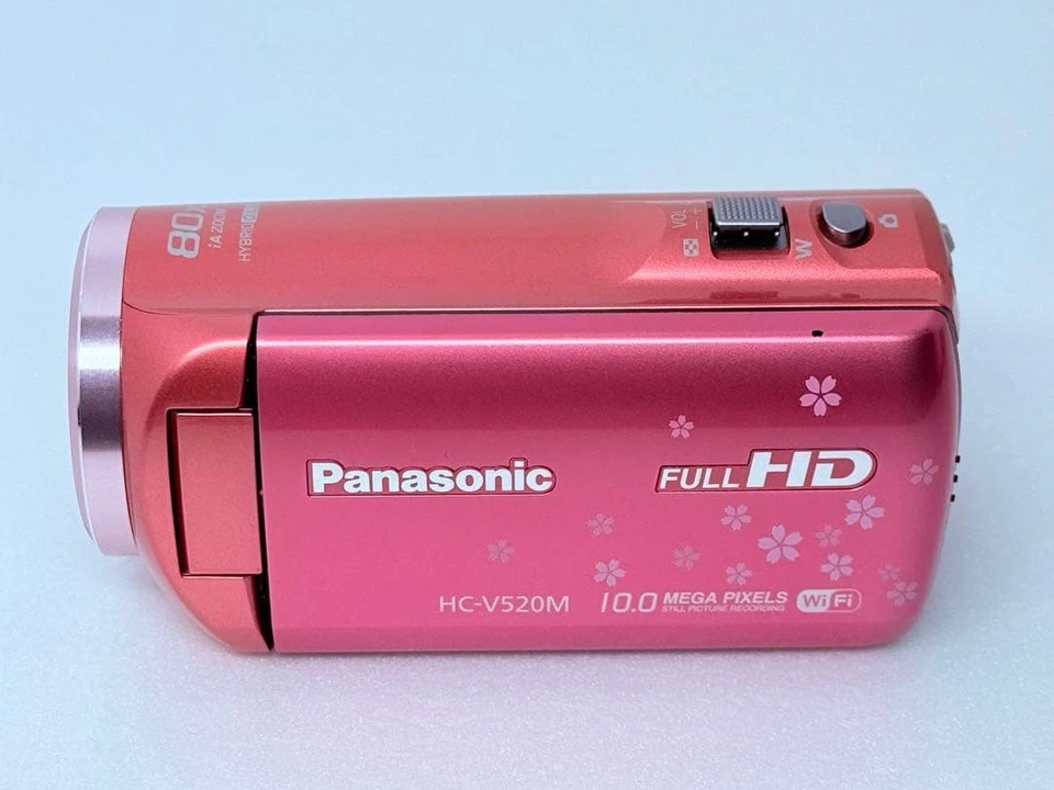 Panasonic HC-V520M Pink Camcorder Video Camera Full HD 50x Zoom Exc - Image 2 of 4