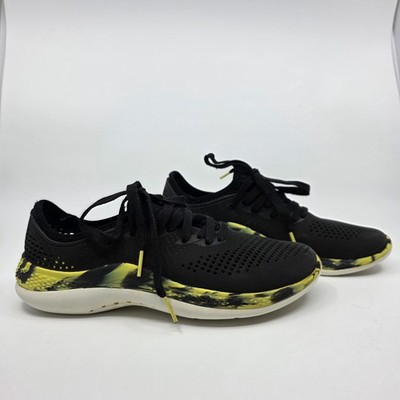 Crocs Mens LiteRide 360 Marbled Pacer 207633 Black Sz 5 Casual Shoes Sneakers 