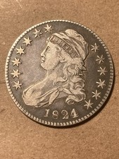 1824 Capped Bust Half Dollar - 4/Various Dates - As Shown! (#1771)