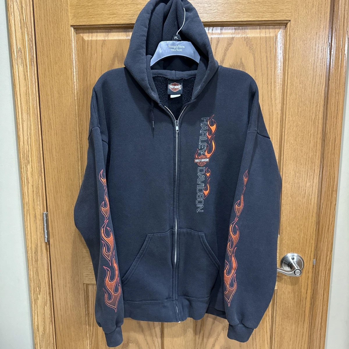 harley davidson zip up hoodie products for sale | eBay