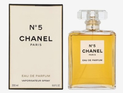 CHANEL N°5 EAU DE PARFUM 200ml Spray PARIS Original EDP Parfüm No 5 Gold NEU OVP