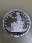 1 oz .999 Fine Silver Round 1854 Seated Liberty Design