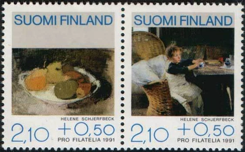 Finland 1991, Pro Philately, Art,Painting,H.Schjerfbeck
