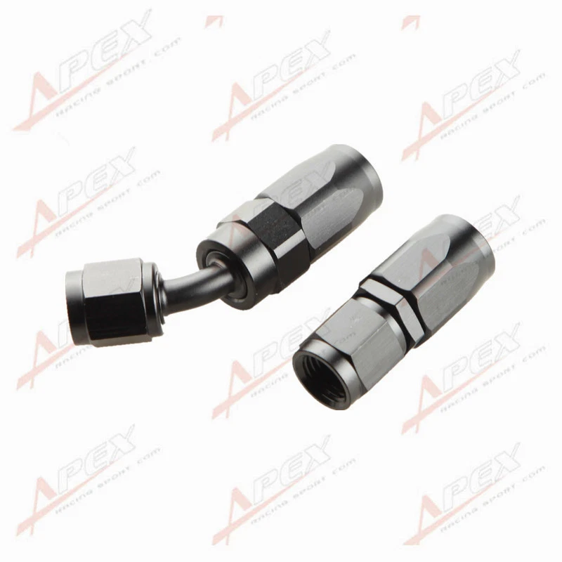 Nylon Cover Braided -16 AN16 Oil Fuel Gas Line Hose 1M + Swivel Hose End Fitting - Image 4 of 4