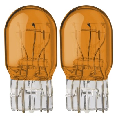 Flosser 7444NA 7444A 21/5W Amber Two Bulbs Front Turn Signal Light